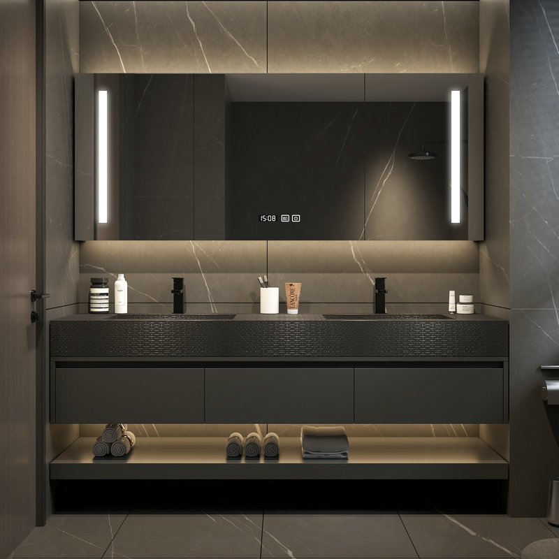 Meuble de rangement de salle d - Home Bathroom Vanity Combo avis et prix
