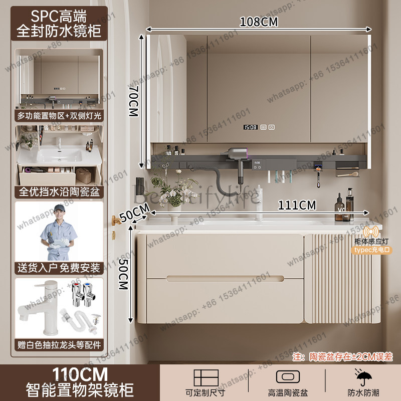 LJYLuxury Meuble de Salle de B - Home Bathroom Vanity Combo avis et prix
