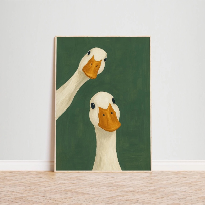 Affiche Canard-Oie, Décoration - Home Bathroom Painting Ideas avis et prix