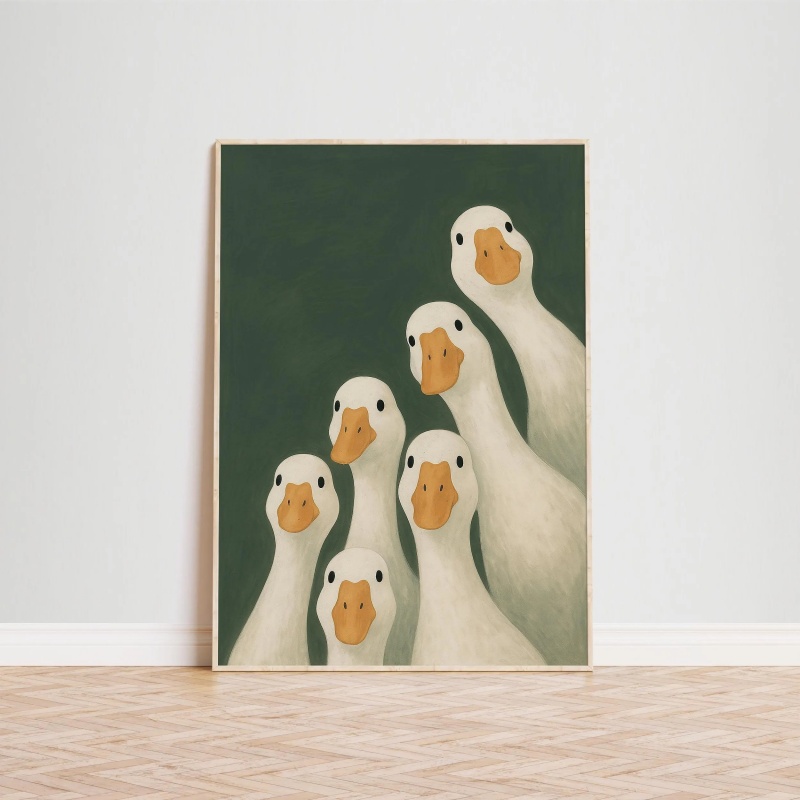 Affiche Canard-Oie, Décoration - Home Bathroom Painting Ideas avis et prix