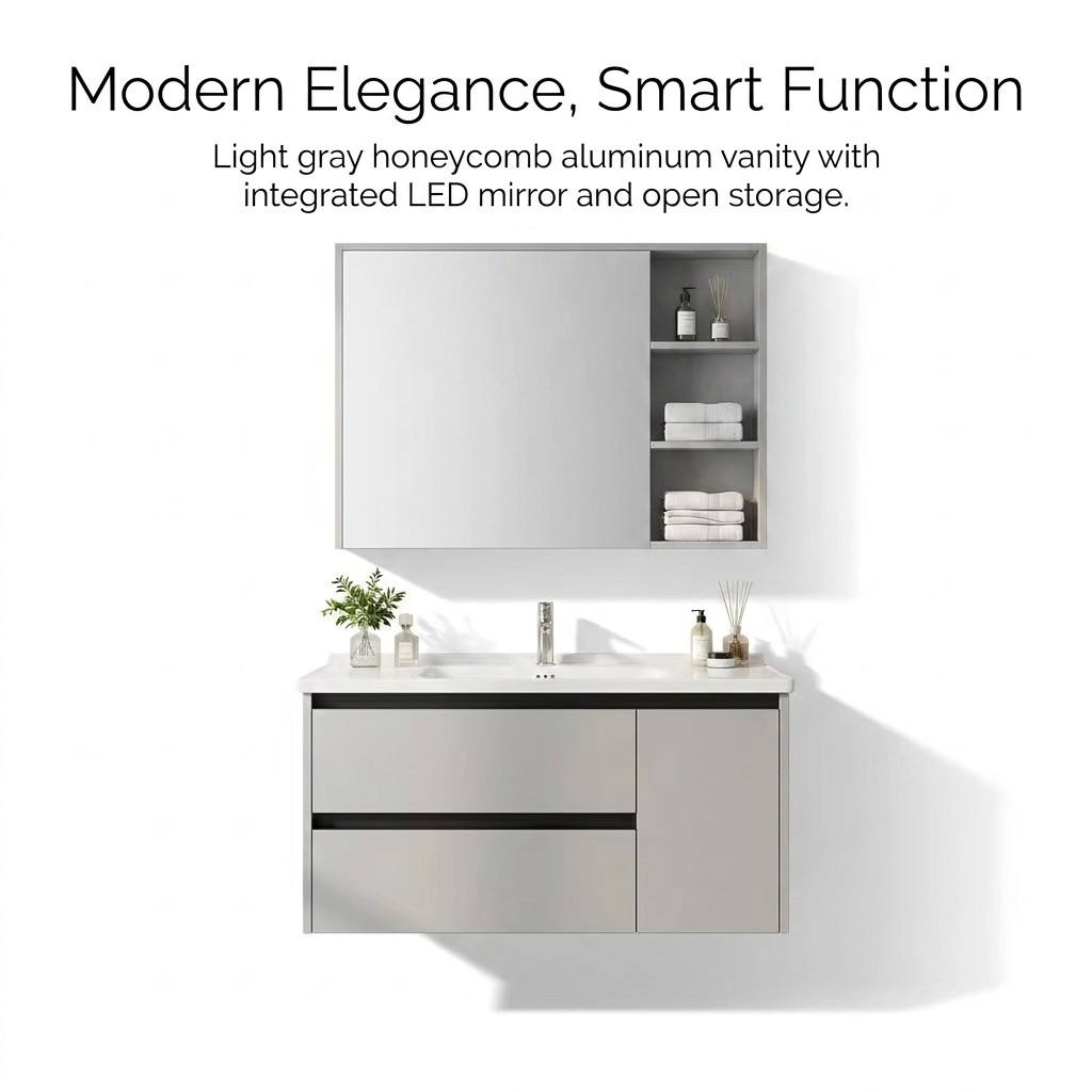 Meuble de salle de bain modern - Home Bathroom Vanity Combo avis et prix