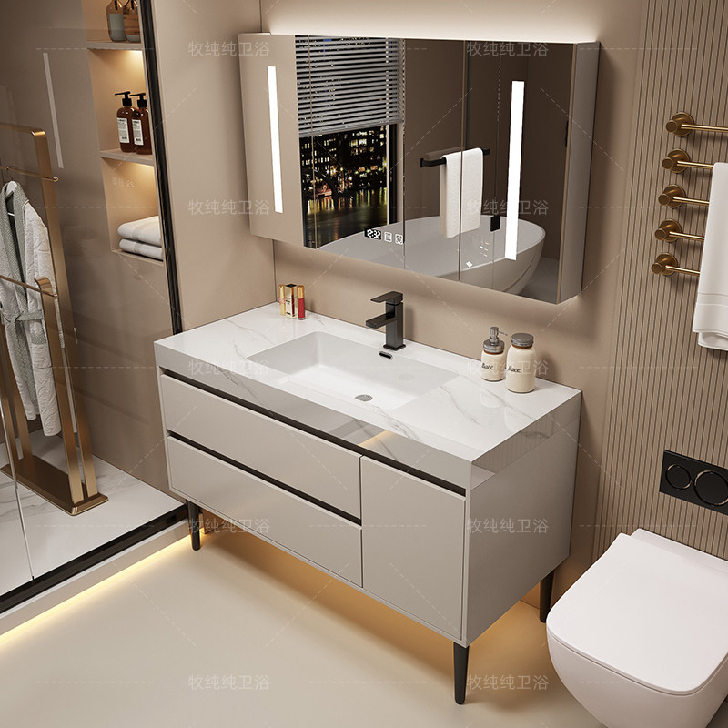 Meuble de salle de bain modern - Home Bathroom Vanity Combo avis et prix