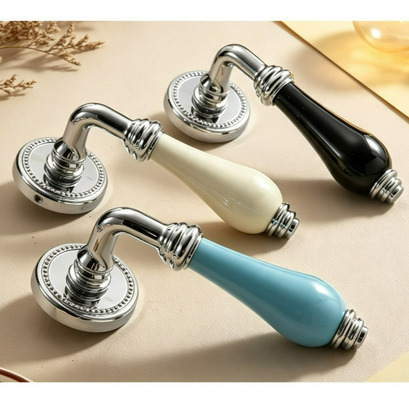 Poignée de porte de style fran - Home Bathroom Lock avis et prix